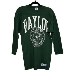 VTG Russell Athletic Baylor‎ University Bears University Seal Green Mens L